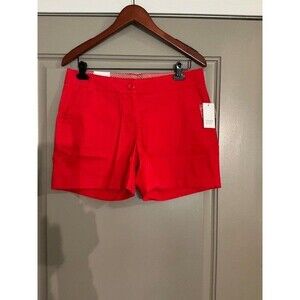 Crown and Ivy Caroline shorts Red Sz 6 NWT